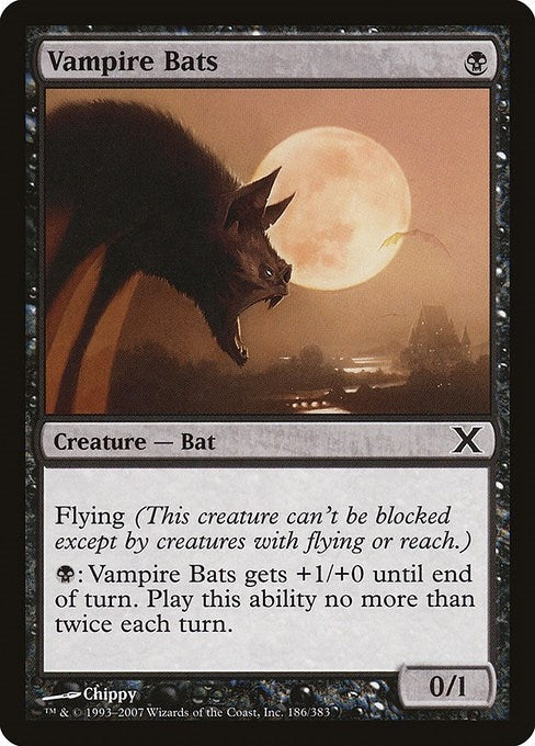 Image for Vampire Bats (10th Edition) (186) - Magic: The Gathering
