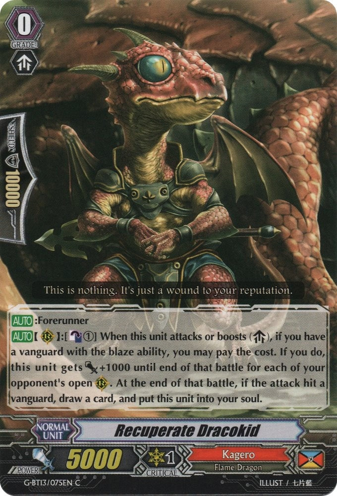 Image for Recuperate Dracokid (G-BT13: Ultimate Stride) (G-BT13/075EN) - Cardfight Vanguard