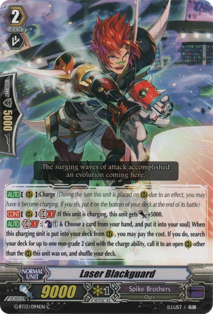 Image for Laser Blackguard (G-BT13: Ultimate Stride) (G-BT13/094EN) - Cardfight Vanguard