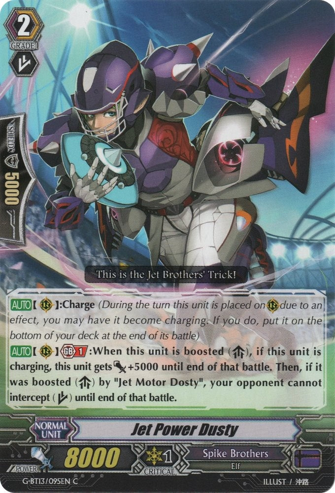 Image for Jet Power Dusty (G-BT13: Ultimate Stride) (G-BT13/095EN) - Cardfight Vanguard