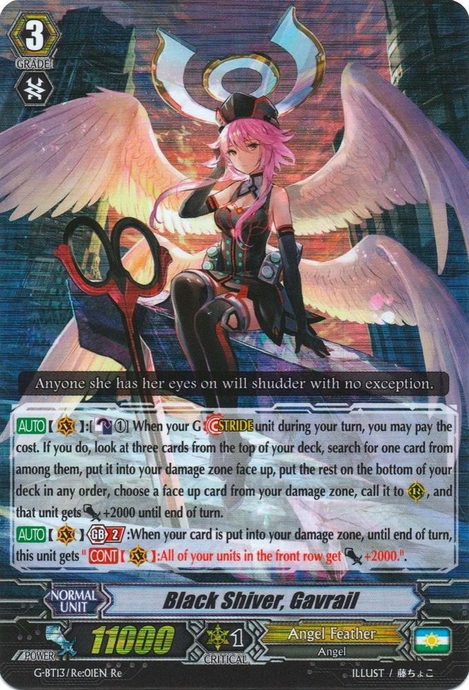 Image for Black Shiver, Gavrail (G-BT13: Ultimate Stride) (G-BT13/Re:01EN) - Cardfight Vanguard