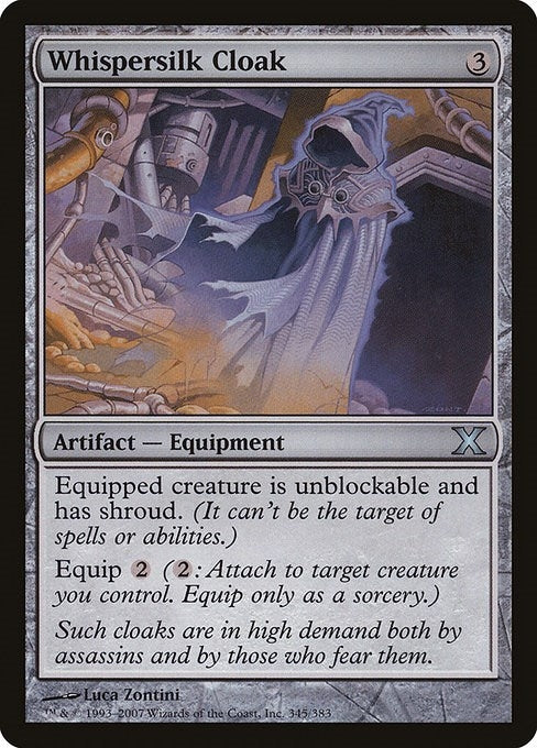 Image for Whispersilk Cloak (10th Edition) (345) - Magic: The Gathering
