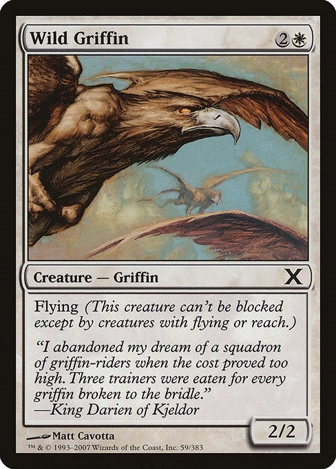 Image for Wild Griffin (10th Edition) (59) - Magic: The Gathering