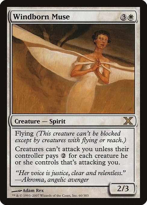 Image for Windborn Muse (10th Edition) (60) - Magic: The Gathering