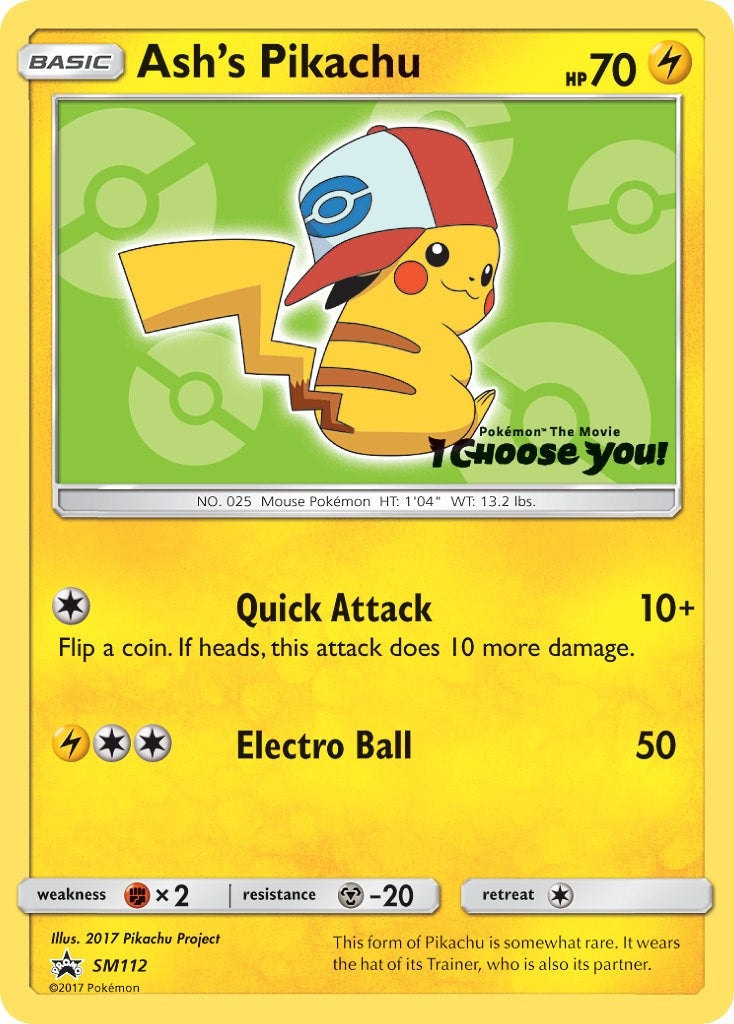 Image for Ash's Pikachu - SM112 (SM Promos) (SM112) - Pokemon