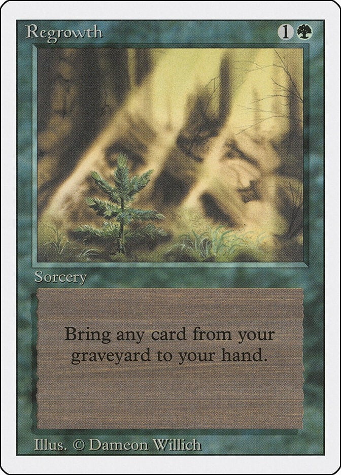 Image for Regrowth (Revised Edition) - Magic: The Gathering