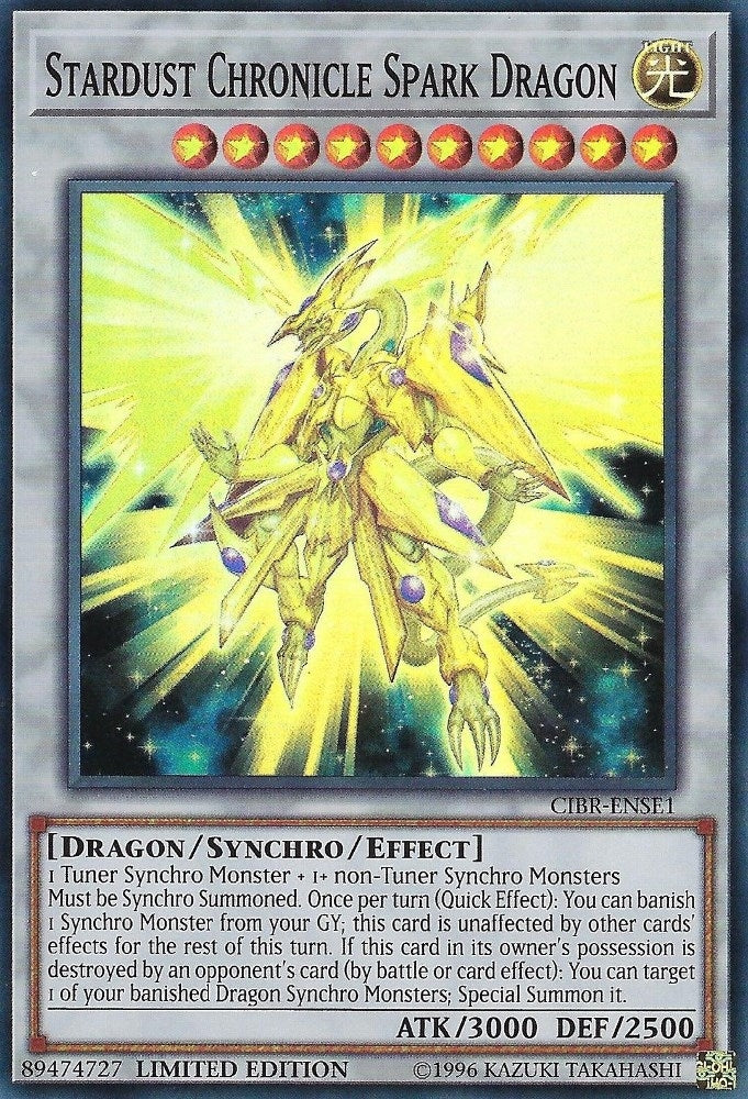 Image for Stardust Chronicle Spark Dragon (Circuit Break) (CIBR-ENSE1) - YuGiOh