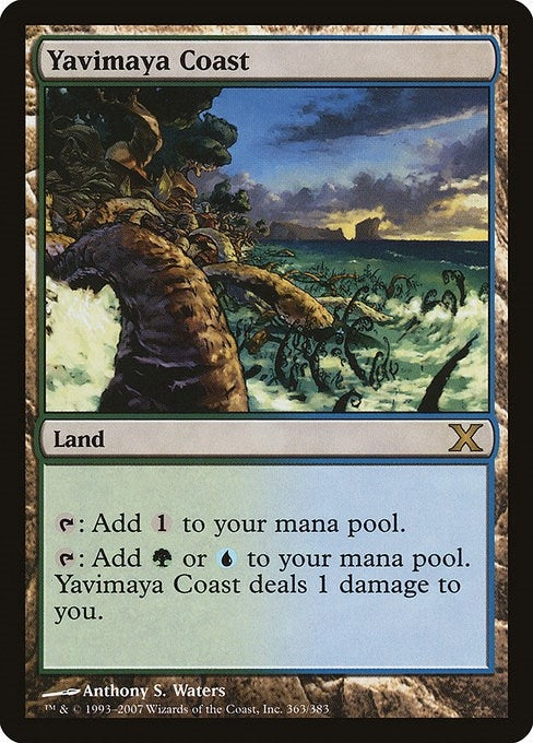 Image for Yavimaya Coast (10th Edition) (363) - Magic: The Gathering