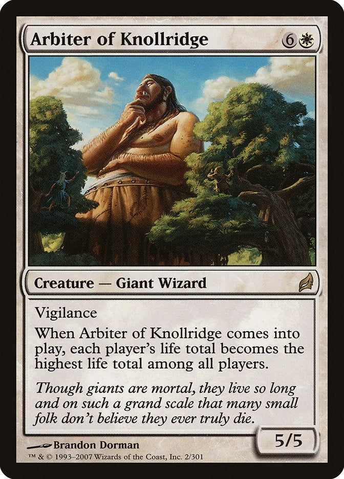 Image for Arbiter of Knollridge (Lorwyn) (2) - Magic: The Gathering