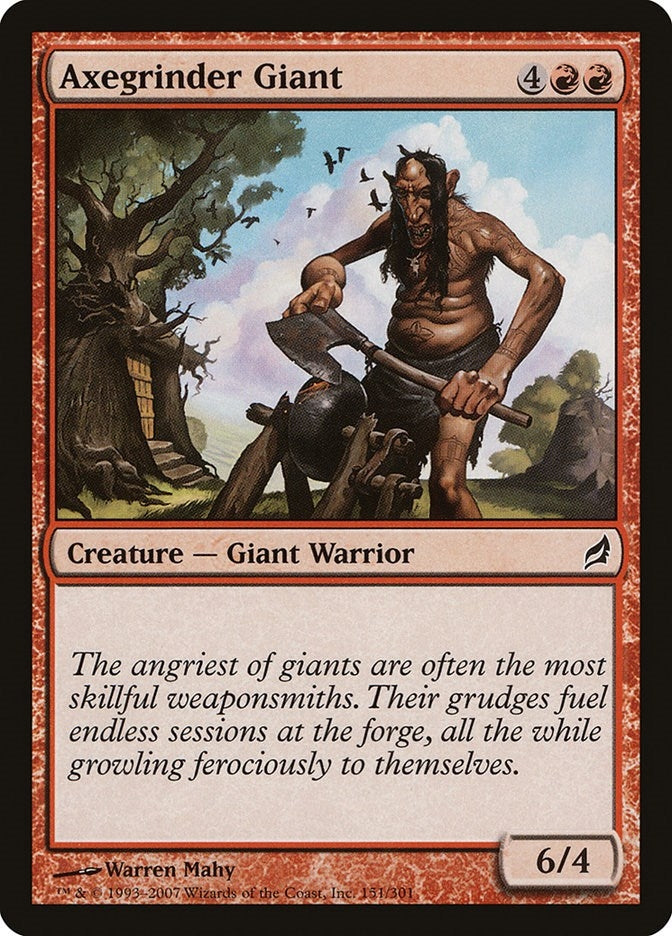 Image for Axegrinder Giant (Lorwyn) (151) - Magic: The Gathering