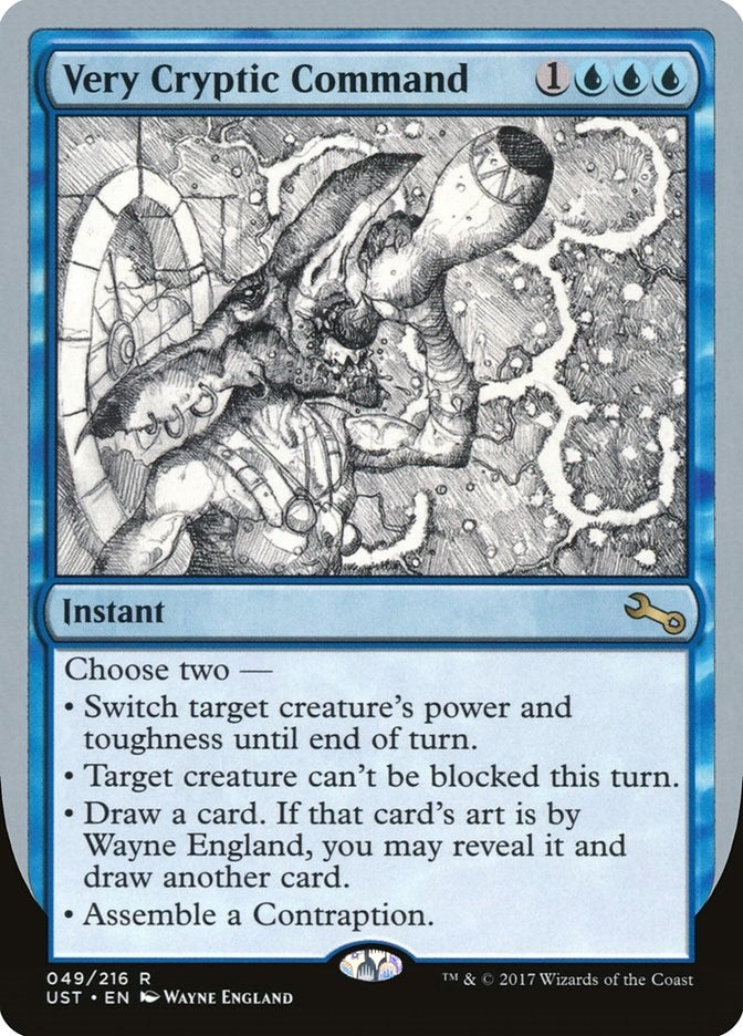 Image for Very Cryptic Command (A) (Unstable) (49) - Magic: The Gathering