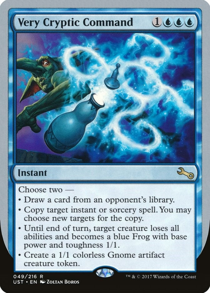 Image for Very Cryptic Command (C) (Unstable) (49) - Magic: The Gathering