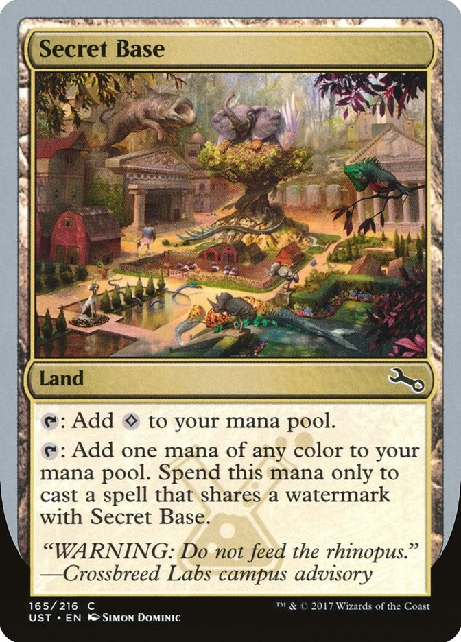 Image for Secret Base (E) (Unstable) (165) - Magic: The Gathering