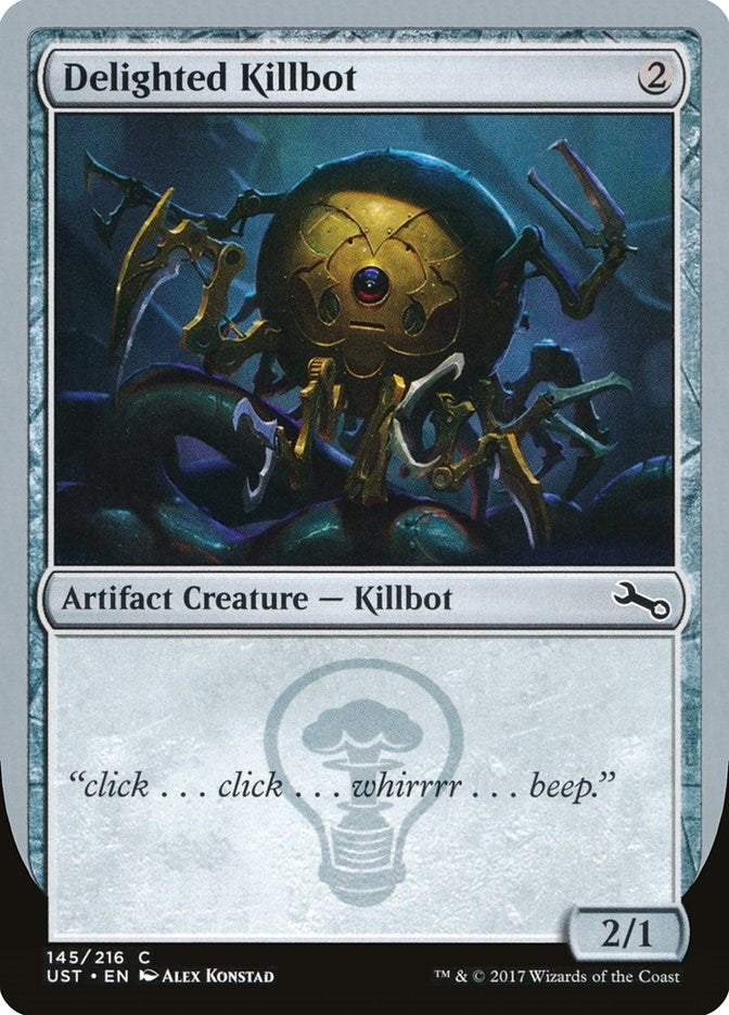 Image for Delighted Killbot (Unstable) (145) - Magic: The Gathering
