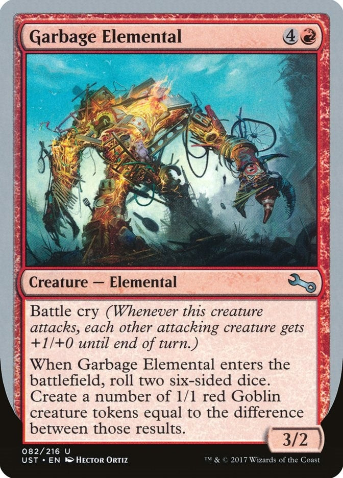 Image for Garbage Elemental (C) (Unstable) (82) - Magic: The Gathering