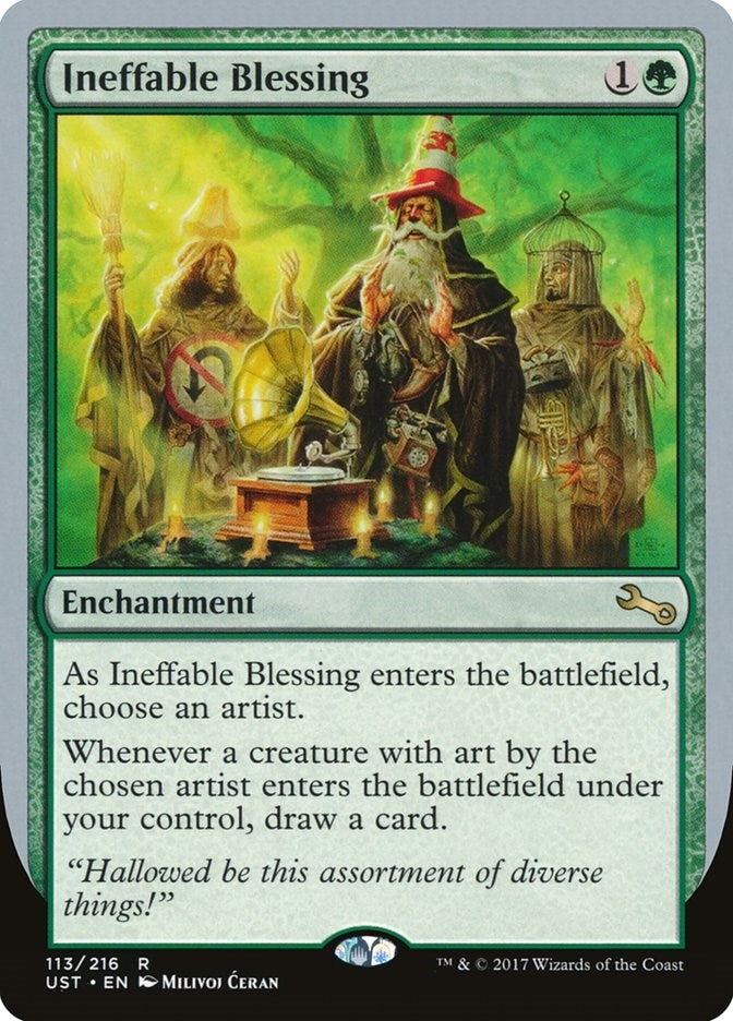 Image for Ineffable Blessing (B) (Unstable) (113) - Magic: The Gathering
