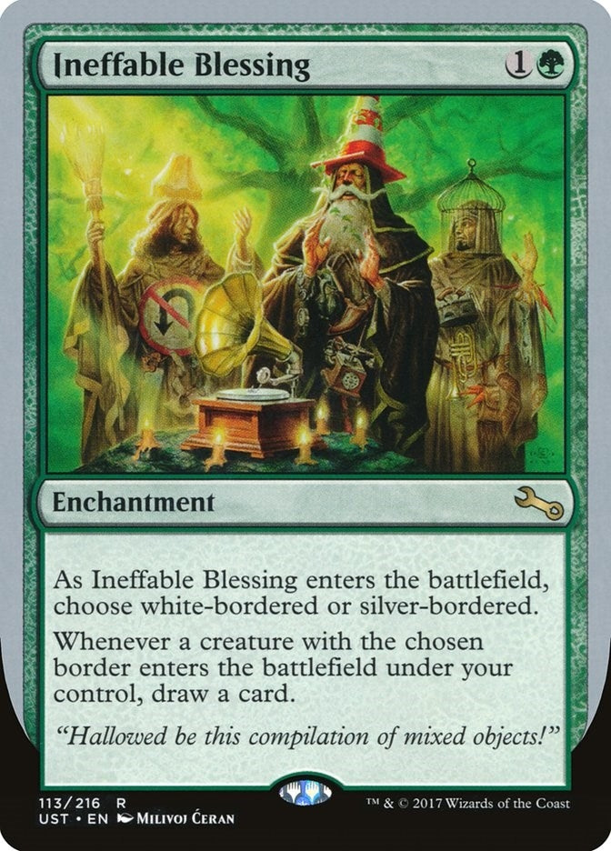 Image for Ineffable Blessing (C) (Unstable) (113) - Magic: The Gathering