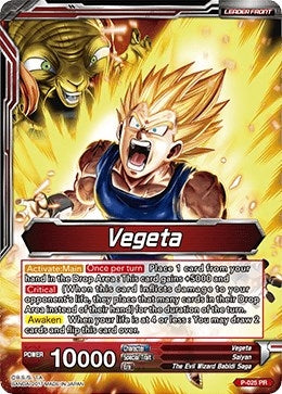 Image for Vegeta // Vile Strike Dark Prince Vegeta (Promotion Cards) (P-025) - Dragon Ball Super: Masters