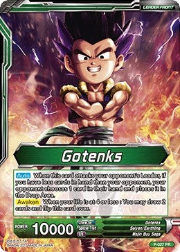 Image for Gotenks // Prodigious Strike Super Saiyan Gotenks (Promotion Cards) (P-027) - Dragon Ball Super: Masters