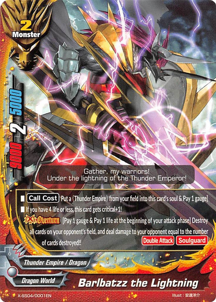 Image for Barlbatzz the Lightning (X Duel Chest) (X-SS04/0001EN) - Future Card BuddyFight