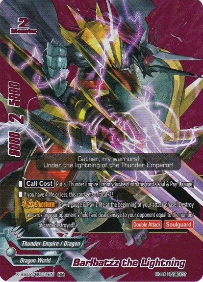 Image for Barlbatzz the Lightning (BR) (X Duel Chest) (X-SS04/0001EN) - Future Card BuddyFight