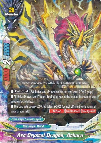 Image for Arc Crystal Dragon, Athora (X Duel Chest) (X-SS04/0005EN) - Future Card BuddyFight