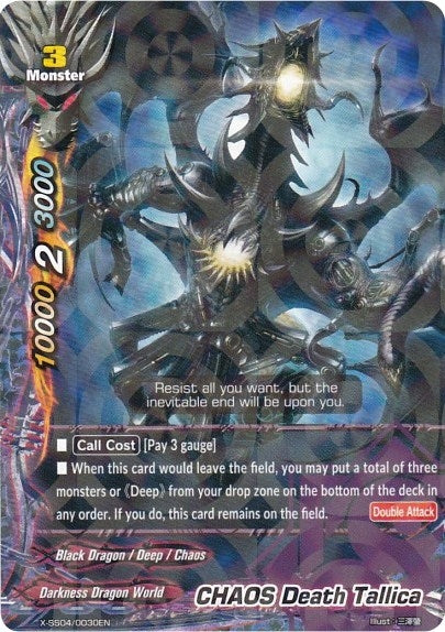 Image for CHAOS Death Tallica (R Foil) (X Duel Chest) (X-SS04/0030EN) - Future Card BuddyFight