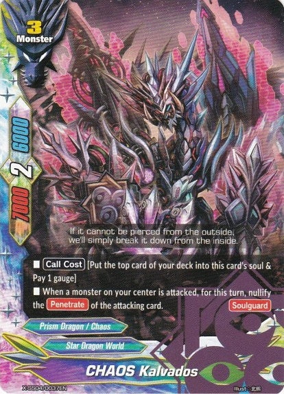 Image for CHAOS Kalvados (X Duel Chest) (X-SS04/0037EN) - Future Card BuddyFight