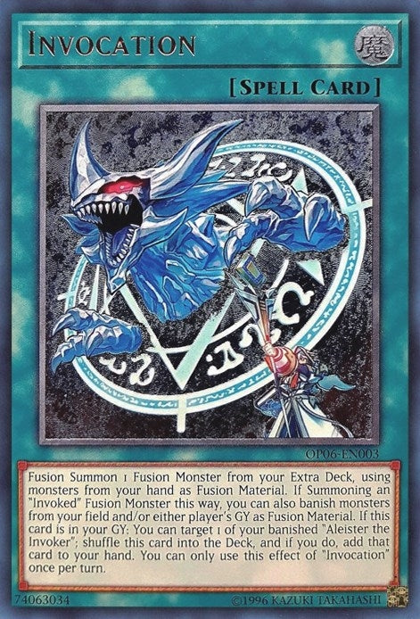Image for Invocation (UTR) (OTS Tournament Pack 6) (OP06-EN003) - YuGiOh