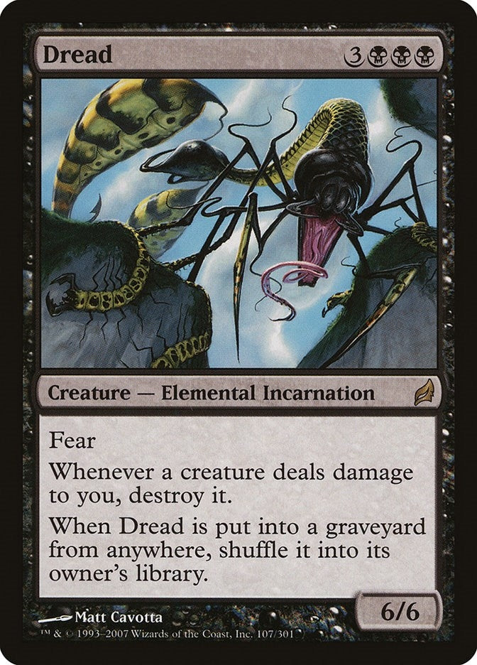 Image for Dread (Lorwyn) (107) - Magic: The Gathering
