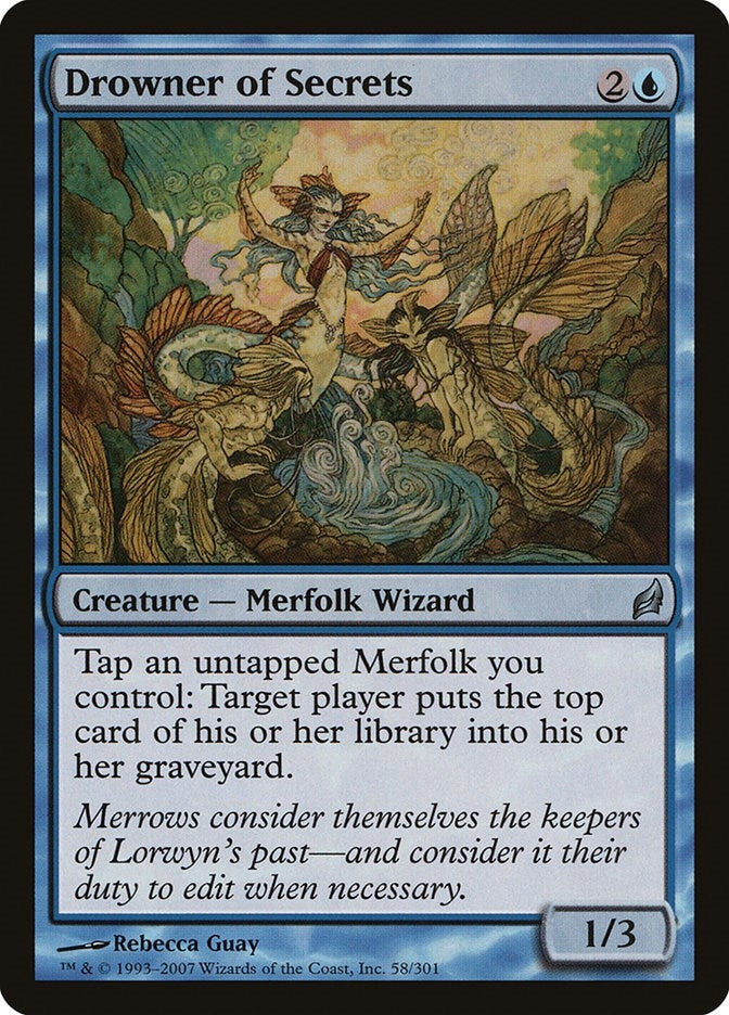 Image for Drowner of Secrets (Lorwyn) (58) - Magic: The Gathering