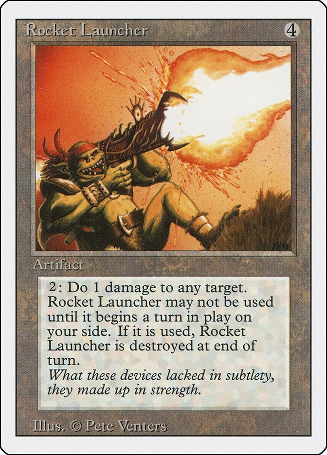 Image for Rocket Launcher (Revised Edition) - Magic: The Gathering
