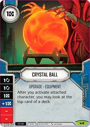 Image for Crystal Ball (Card Only) (Legacies) (6) - Star Wars: Destiny