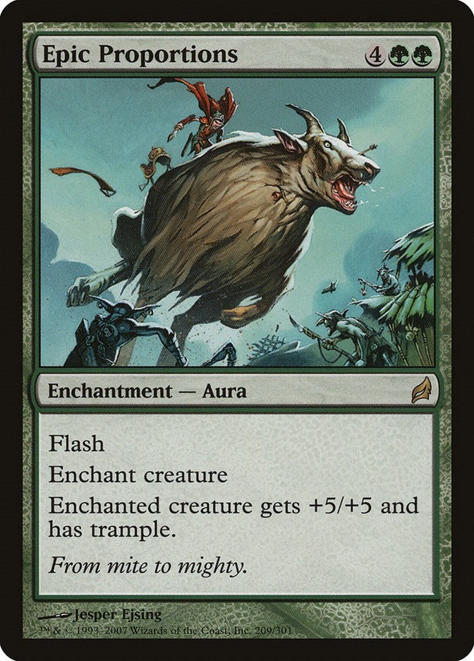 Image for Epic Proportions (Lorwyn) (209) - Magic: The Gathering
