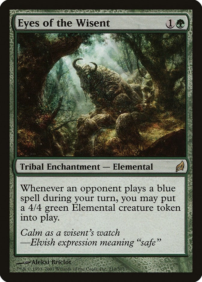 Image for Eyes of the Wisent (Lorwyn) (210) - Magic: The Gathering