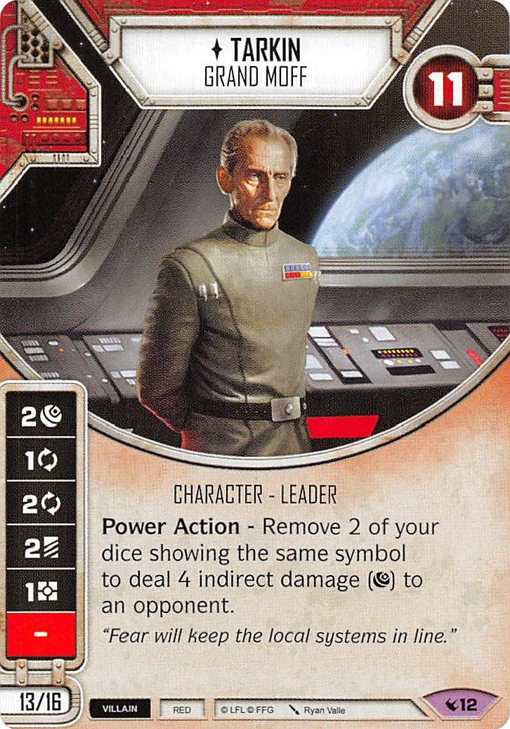 Image for Tarkin - Grand Moff (Card Only) (Legacies) (12) - Star Wars: Destiny