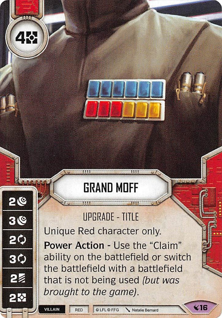 Image for Grand Moff (Card Only) (Legacies) (16) - Star Wars: Destiny