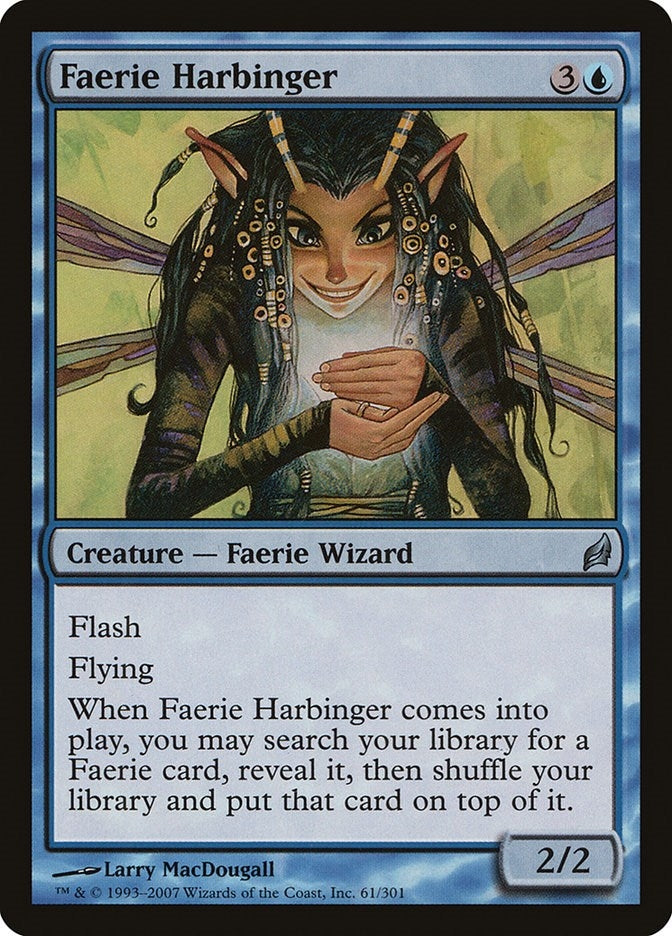 Image for Faerie Harbinger (Lorwyn) (61) - Magic: The Gathering