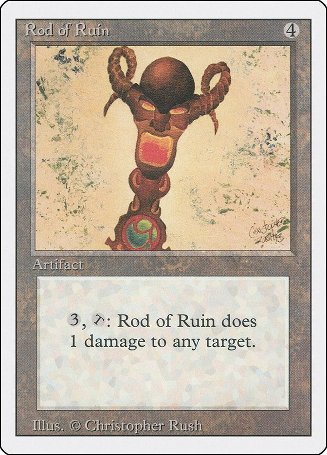 Image for Rod of Ruin (Revised Edition) - Magic: The Gathering