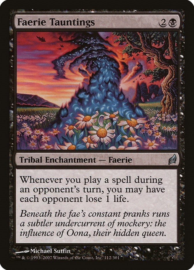 Image for Faerie Tauntings (Lorwyn) (112) - Magic: The Gathering