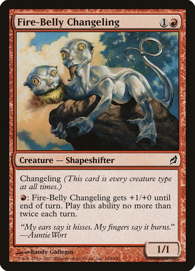 Image for Fire-Belly Changeling (Lorwyn) (164) - Magic: The Gathering