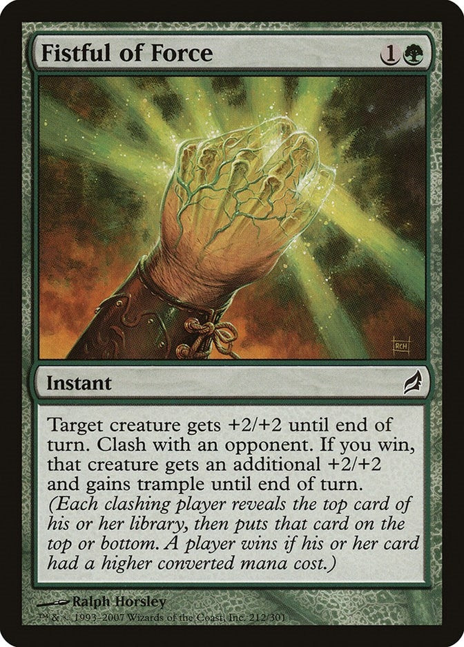 Image for Fistful of Force (Lorwyn) (212) - Magic: The Gathering