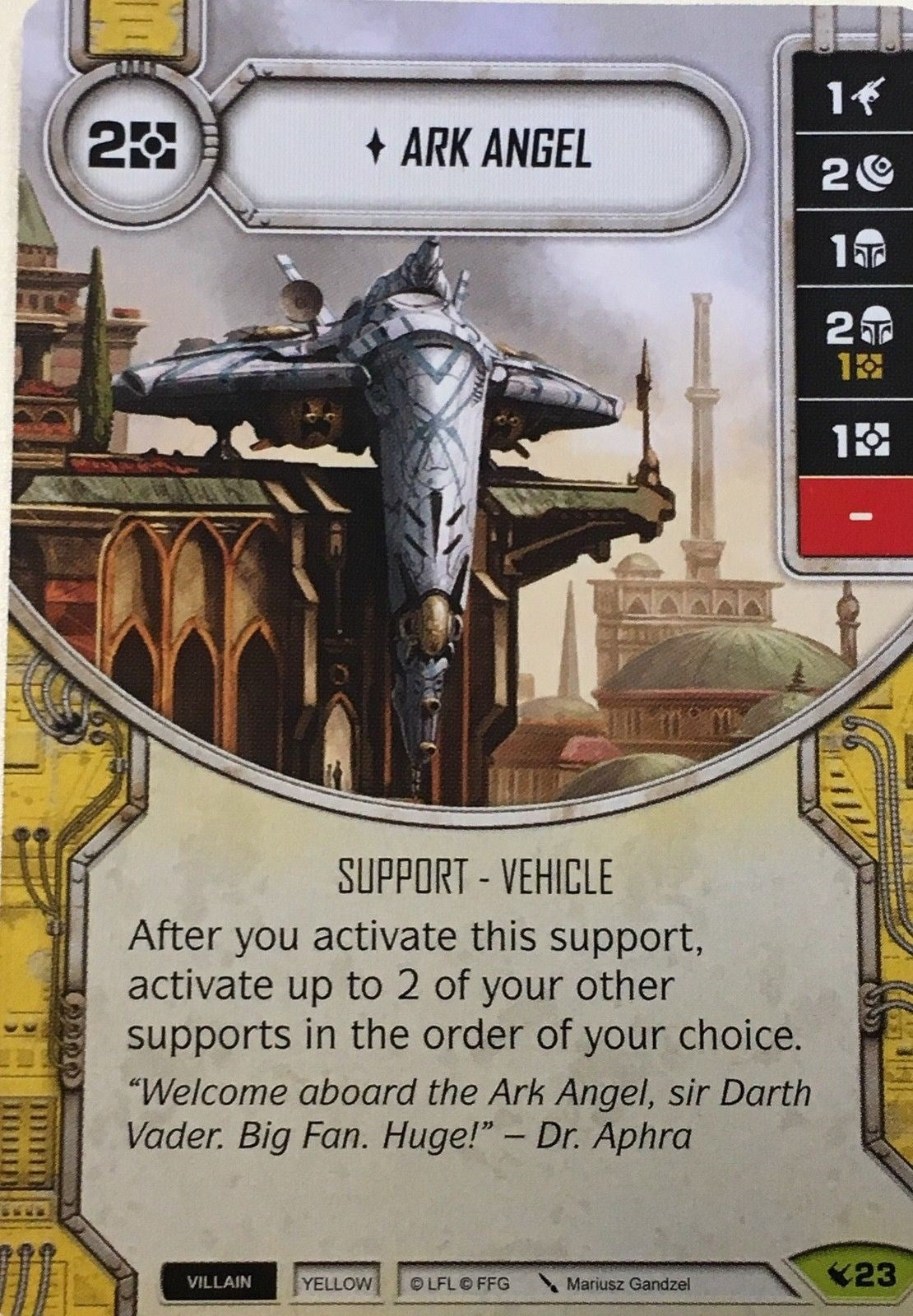 Image for Ark Angel (Card Only) (Legacies) (23) - Star Wars: Destiny