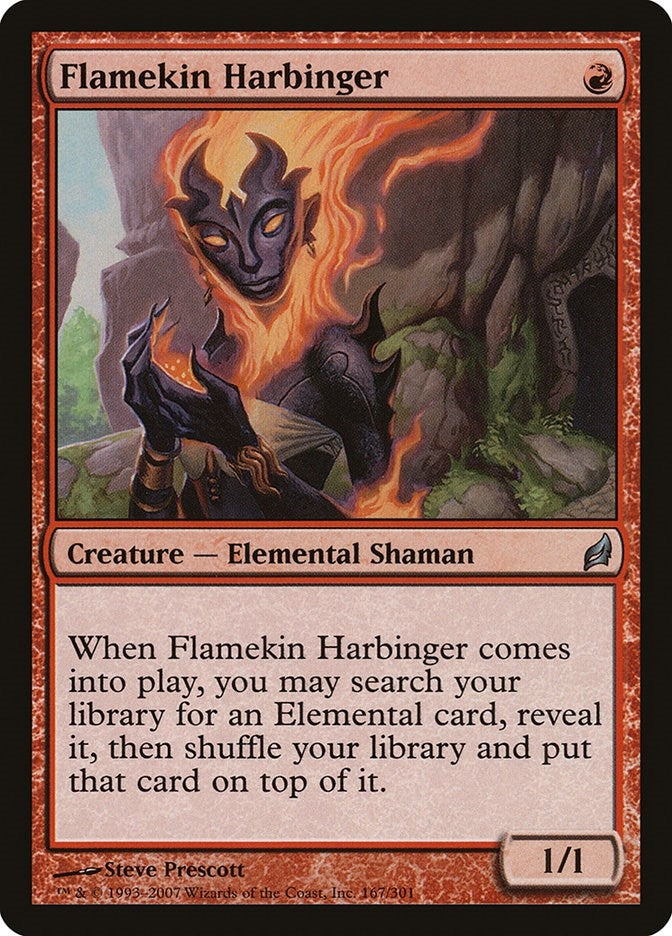 Image for Flamekin Harbinger (Lorwyn) (167) - Magic: The Gathering