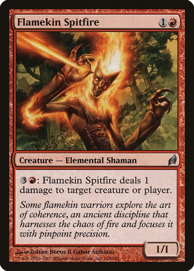 Image for Flamekin Spitfire (Lorwyn) (168) - Magic: The Gathering