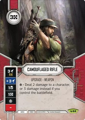 Image for Camouflaged Rifle (Card Only) (Legacies) (44) - Star Wars: Destiny