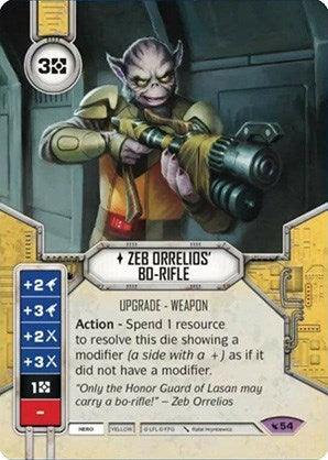 Image for Zeb Orrelios' Bo-Rifle (Legacies) (54) - Star Wars: Destiny