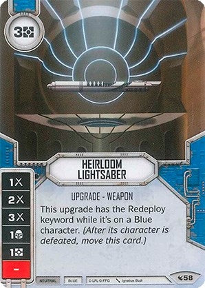 Image for Heirloom Lightsaber (Legacies) (58) - Star Wars: Destiny