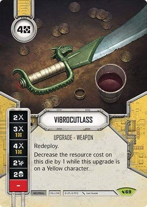 Image for Vibrocutlass (Card Only) (Legacies) (69) - Star Wars: Destiny
