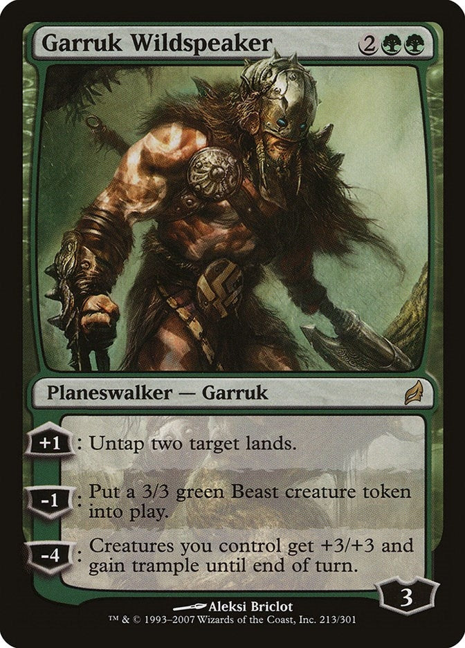 Image for Garruk Wildspeaker (Lorwyn) (213) - Magic: The Gathering